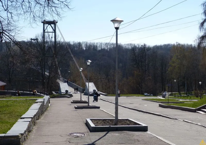 The recreation park named after Gagarin