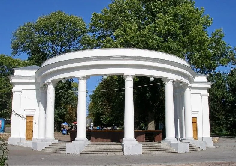 The recreation park named after Gagarin