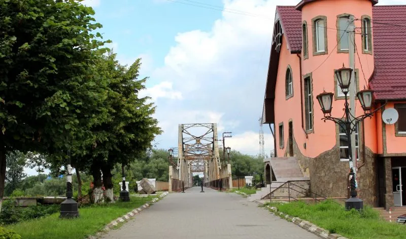 Металевий міст через Дністер, Галич