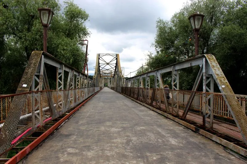Металевий міст через Дністер, Галич