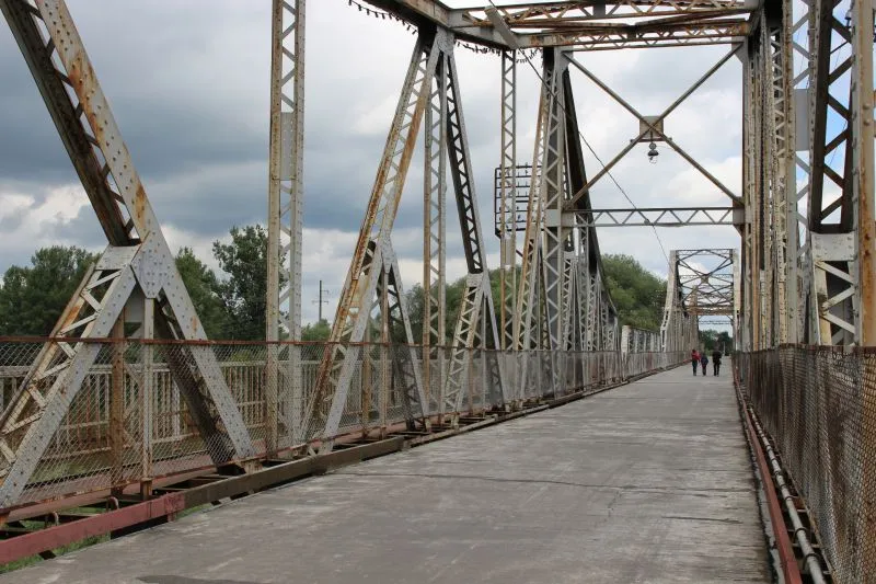 Металевий міст через Дністер, Галич