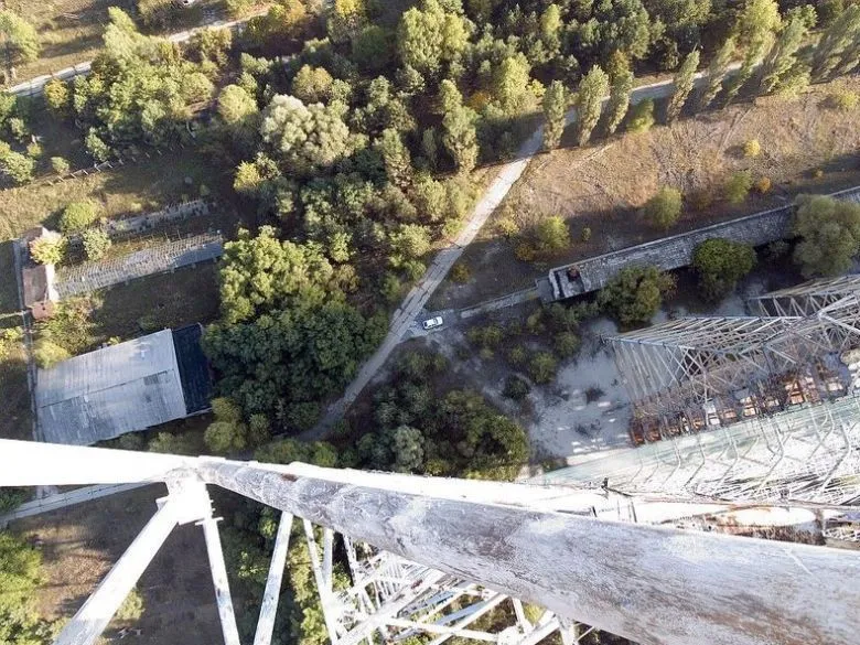 Радіолокаційна станція «Дуга», Чорнобиль